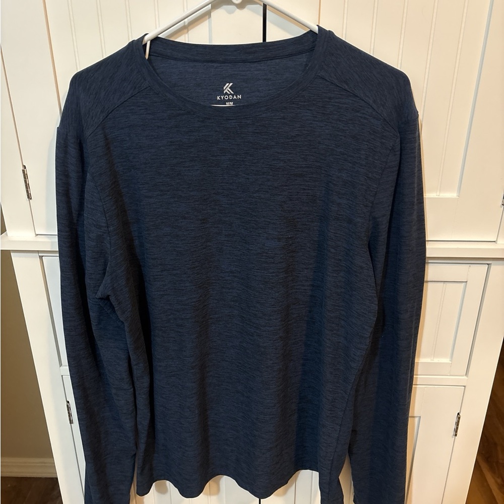 Kyodan Men’s Athletic Long Sleeve Performance Top Medium Gym Training